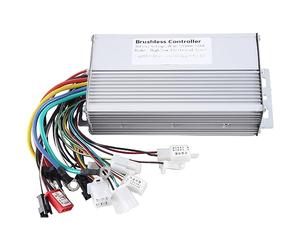 NONDK 1 Pièce 48V 60V 64V 72V 1000W 1500W Contrôleur Électrique 12 Tube Dual Mode E-Bike Brushless Controller Silver