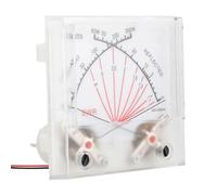 NONDK 1 Pièce Rapport D'Onde Stationnaire SWR Watt Mètre Émetteur de Compteur de Puissance Radio avec Rétro-Éclairage en Plastique Blanc SWR Watt Mètre