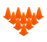 NONDK 10 CôNes de Signalisation - 7 Pouces de CôNes D'ActivitéS Sportives de FêTe à ThèMe de Construction Polyvalente pour L'EntraîNement de Football