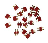 NONDK 10 Paire Connecteur Deans Anti-Derapant T Plug Male+ pour RC ESC Batterie