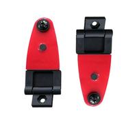 NONDK 2 Pièces 103528 Toutes Les Charnières de Porte en Verre de Capuchon de Camion, Charnière de Porte en Verre Convient au Capuchon de Camion LEER 100XL/100LE