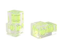 NONDK 2 PièCes SéRies Niveau à Bulle à Griffe Niveau à Deux Axes pour Appareils Photo NuméRiques et Argentiques