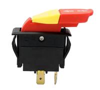 NONDK 20/12A 125/250V 5E4 Interrupteurs à Bouton-Poussoir Électromagnétiques Mécaniques en Bois pour Outils Électriques, HY18