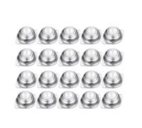 NONDK 20 Pièces 1 Pouce Roulement à Billes Roulement de Transfert en Nylon Unité de Transfert à Billes Rondes Roulettes Universelles à Billes pour Rouleau de Convoyeur