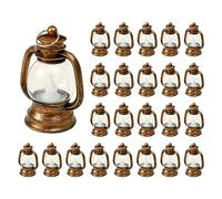 NONDK 24Pcs Or Électronique Bougie Lanterne Suspendue Lanterne Lampe sans Flamme LED Lampe à de Noël Maison Déco