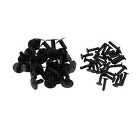 NONDK 30 Pcs en Plastique Pare-Chocs de Rivet Corps Garniture Clip pour E30 E36 E46 E39 E38