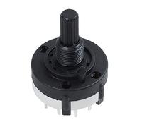 NONDK 3P4T 3 Pole 4 Position Simple Bande Selecteur Commutateur rotatif avec Bouton