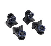 NONDK 4 Pièces Roues à Bagages Valise Double Rangée Rouleau Matériel Kit de Réparation Roues Robustes Roulettes Pivotantes à 360 °