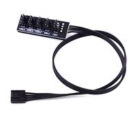 NONDK 4-Pin PWM Fan CPU HUB Splitter Châssis D'Ordinateur Fan Hub PC Case Chasis Cooler Câble D'Extension Adaptateur Contrôleur