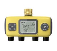 NONDK 4-Zone Garden Water Timer Programmable Drip Irrigation Contrôleur Imperial Thread Tnterface Rain Retard Timed Watering