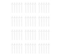 NONDK 60 PièCes SéRies le Bâton de Cire de Nez Applicateur Spatules en Plastique les Bandes D'éPilation au Nez Sourcils Propres ÉPilation Nez