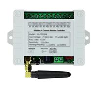 NONDK AC100-240V Télécommande Sans 4CH Interrupteur D'Éclairage LED Sortie Relais Radio Télécommande Récepteur 433 MHz