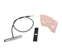 NONDK Accessoires D'Instruments de Musique Ensemble pour le Pick-Up de Violon Stick + Siège + Pont Haute Sensibilité à la Sensibilité