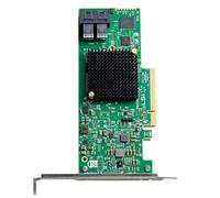 NONDK Adaptateur Hôte 8 Ports SAT SAS 12 Gbit/S LSI Broadcom - PCI-Express 3.0, SAS 9300-8i Profil Bas