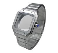 NONDK Boîtier Carré 38 mm en Acier Inoxydable - Verre minéral et lisible | Boîtier Carré 38 mm en Acier Inoxydable - Verre minéral résistant aux rayures et cadran clair et lisible en tout temps.