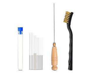 NONDK Brosse de Nettoyage, Aiguille de Nettoyage de Buse, Kit de Nettoyage de Buse D'Imprimante 3D, Kit de Nettoyage D'Imprimante