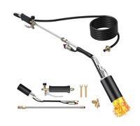 NONDK Brûleur à Propane pour Désherbage, Torche à Flamme pour Désherbage, Torche à Gaz Robuste pour Désherbage, Toiture en Asphalte, Fonte de Neige, Désherbeur à Flamme pour Désherbage, Toiture, Barbe
