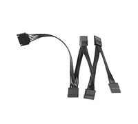 NONDK Câble Adaptateur de Disque Dur D'Extension d'alimentation 15 Broches 1 Mâle à 5 Adaptateur d'alimentation SéParateur Câble pour Bricolage PC Sever