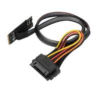 NONDK Câble Adaptateur M.2 M-Key vers U.2 SFF-8639 avec Connecteur 15 Broches M2TO8639