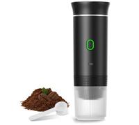 NONDK Cafetière de Café à Espresso Électrique sans Portable Portable Portable Capsule Poudre Cafetière Portable pour Noir