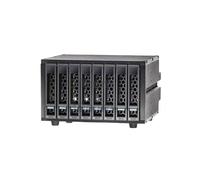 NONDK Cage pour Disques Durs Modulaires Remplaçables à Chaud à 8 Bobines avec Fond de Panier, Châssis Rack pour Plateaux de Disques Durs 2,5 Pouces U.2/SAS/SATA