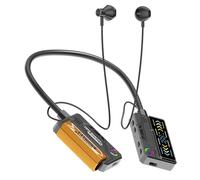 NONDK Casque Bluetooth avec Ventilateur, Batterie Remplaçable, Longue Durée de Vie de la Batterie pour Le Sport, Utilisation en Extérieur, Jeux et Faible Latence.