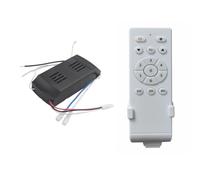 NONDK Contrôleur de Pilote de Lumière du Ventilateur CC Kit de Télécommande de Distribution à 6 Vitesses pour Ventilateur de Plafond