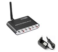 NONDK Décodeur Audio Numérique 5.1 Convertisseur Audio DTS/AC3 Gear LPCM vers 5.1 Adaptateur Audio Audio Analogique Amplificateur Installation Facile (A) Prise UE
