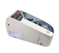 NONDK Détecteur de Faux Billets UV Portable Mini V30 Machine de Vérification de Billets à Main pour Espèces et Devises en Papier Compteur A1 Prise EU