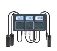 NONDK Détecteur de Qualité de L'Eau Tuya WiFi 8 Fonctions en 1 S. G/PH EC/ORP TDS//SALT/TEMP Analyseur de Mesure Moniteur D'Eau avec Prise EU