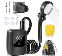 NONDK Douche de Camping Portable Hauteur Extérieure Rechargeable | Seul l'emballage indiquant l'ensemble est inclus; aucun autre produit ne fait partie du paquet.