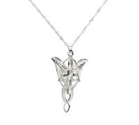 NONDK El Senor Arwen Pendentif étoile du soir en argent sterling 925