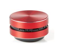 NONDK Enceinte portable compatible avec conduction osseuse avec son stéréo Haut-parleur Bluetooth (rouge)