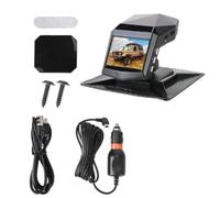 NONDK Enregistreur Vidéo de Tableau de Bord de Voiture, Moniteur de Vue DashCam, Écran de 2 Pouces, Grand Angle 1080P (A)