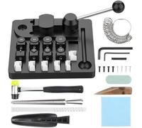 NONDK Ensemble de Gabarit de Flexion en Métal avec des Matrices Réglables, pour les Anneaux de Bricolage à Anneau de Cuillère Outil Heavy Duty For Metal Work,