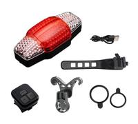 NONDK Feu de Frein LED avec Signal de Virage Télécommande sans Feu de Frein LED Étanche Accessoire de Sécurité pour Cyclisme