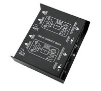 NONDK Guitar Active Audio Converter DB2 2 Canaux Professionnels Passif Posif DI Box Direct Box