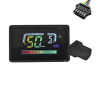 NONDK H6C-2 Compteur de Vitesse pour Vélo Électrique, Écran LCD, Tableau de Bord, UART 24 V-60 V, pour, SM5PIN