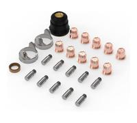 NONDK Kit de 24 Consommables pour Torche de Découpe Plasma IPT40 Compatible avec les Modèles CUT-55DS Pro, CUT-55NHF, CUT-55DS NHF plus et CUT-60DS PRO