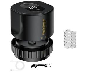 NONDK Kit de Scellage sous Vide Électrique 2 en 1 pour Bocaux, Stockage des Aliments avec Arrêt D'Aspiration Entièrement Automatique