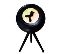 NONDK Lampe de Rythme Musicale en Ferrofluide 30W, Haut-Parleur Bluetooth, Lampe Compagnon à Affichage Visuel avec Fluide Magnétique, Noire.