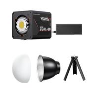 NONDK Lampe Vidéo LED Portable Professionnelle 60 W COB Bicolore pour Photographie 2800 K-7500 K pour Diffusion en Direct et Tournage Prise UE