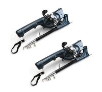 NONDK Lot de 2 Cannes à Pêche Pekven Pliantes Easyfish Canne à Pêche Pliable Blissfish Canne à Pêche Pliable pour Pêche