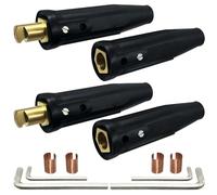 NONDK Lot de 2 Connecteurs Rapides pour Câbles de Soudage LC-40, Connecteurs de Soudage Mâles et Femelles pour Accessoires de Machine à Souder