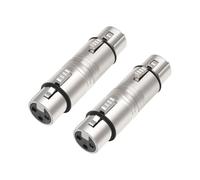 NONDK Lot de 2 Connecteurs XLR vers, XLR 3 Broches vers XLR 3 Broches pour Microphone, Stéréo, Mixeur