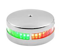 NONDK LumièRe de Bateau Bicolore LumièRe d'arc LED Feux de Navigation Rouge et Vert en Acier Inoxydable pour Bateau Ponton Bateau