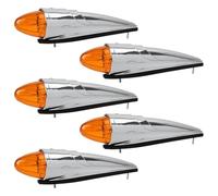 NONDK Lumières de Toit 5PCS 17 LED 12V Marqueur de Cabine pour Camions Lourds Conforme Dot