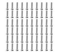 NONDK M2 x 8mm Boulon et Vis a cylindrique cruciforme en 304 acier inoxydable 60pcs