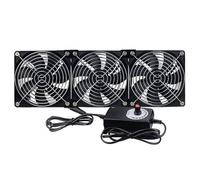 NONDK Mini Ventilateur de Refroidissement à Trois Ventilateurs pour L'Extraction des Fumées de Soudure de Cartes Mères de Téléphones, Outils de Réparation de Soudage, Conduits (UE)