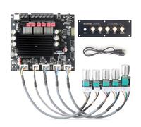 NONDK Nouveau S200HS-W Bluetooth 5.2 Subwoofer Amplificateur Numérique Carte 2.1 Canaux 100W+100W+200W Large Tension 12-24V Stéréo HiFi